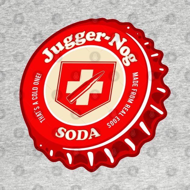 Vintage retro Jugger Nog Soda Bottlecap by StudioPM71